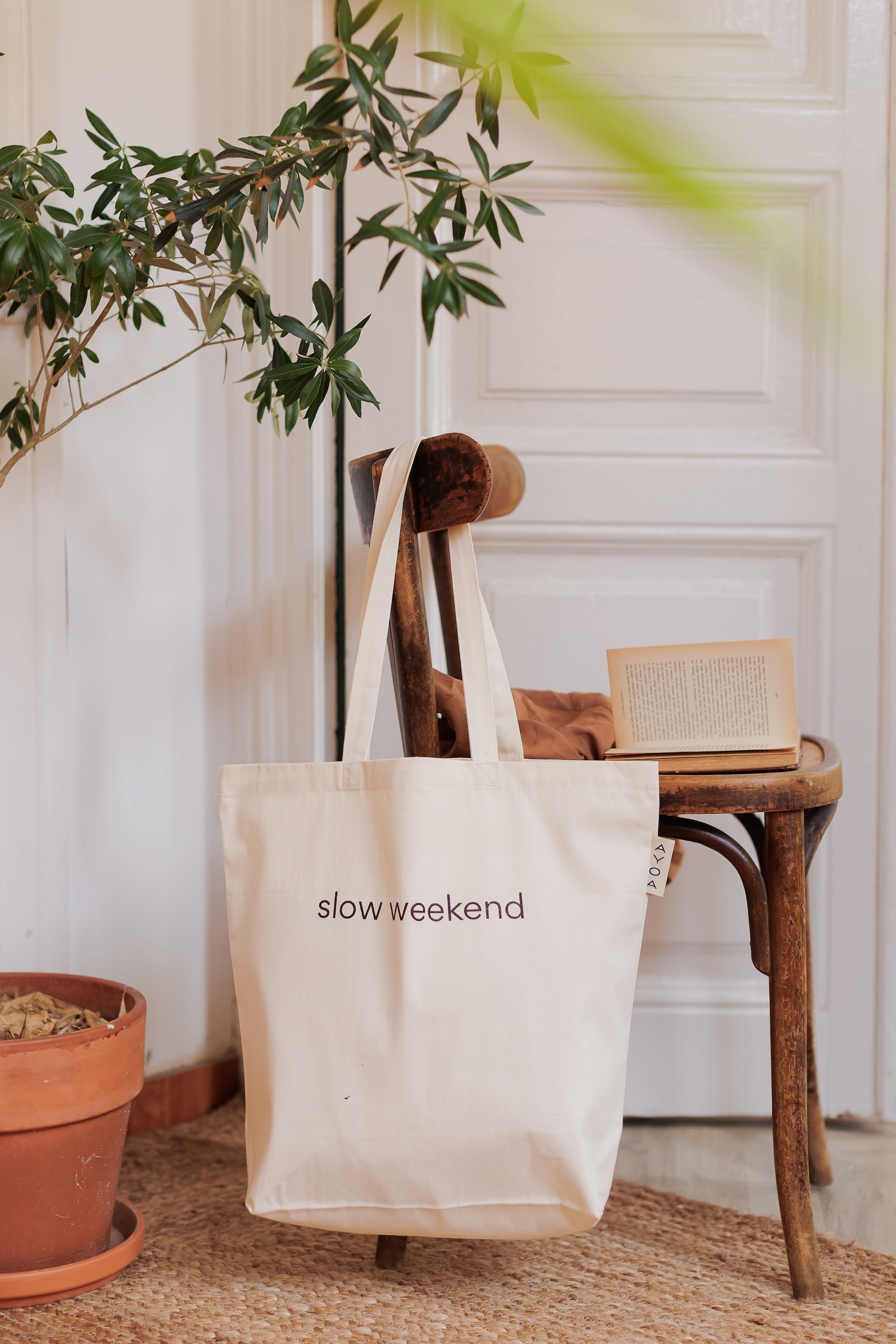 Geantă tote AYOA „Slow Weekend”