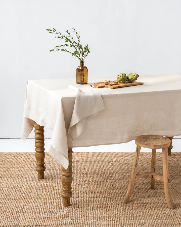 Față de masă din in – Natural