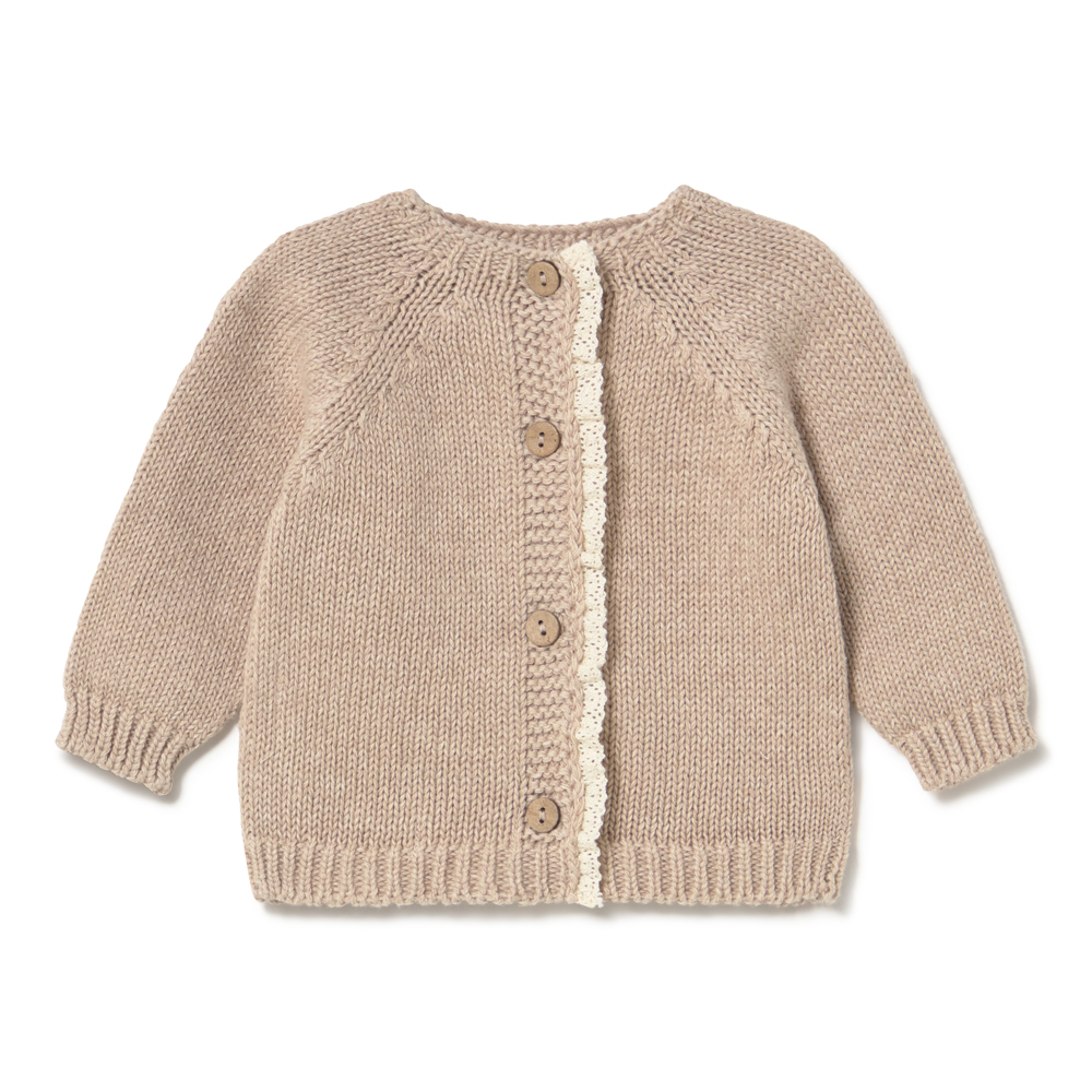 Cardigan tricotat Salma din bumbac organic – Bloom